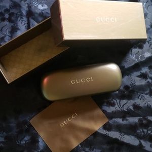 Authentic Gucci EyeGlass Or SunGlass Case